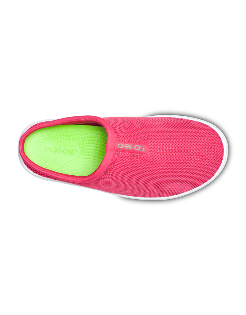 OOFOS WOMEN'S OOCOOZIE SPORT MULE-NEON BERRY