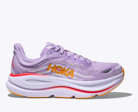 HOKA ONE ONE WOMEN'S BONDI 9-ASTER FLOWER/STARLIGHT GLOW