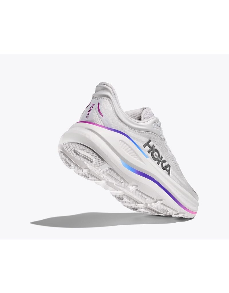 HOKA ONE ONE WOMEN'S BONDI 9-COSMIC GREY/WHITE