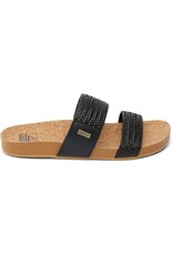 REEF WOMEN'S VISTA BRAID II-BLACK/TAN