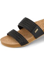 REEF WOMEN'S VISTA BRAID II-BLACK/TAN