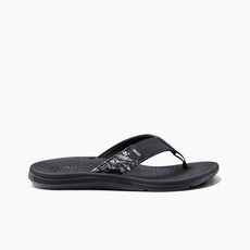 REEF WOMEN'S SANTA ANA-BLACK/WHITE