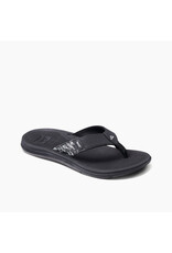 REEF WOMEN'S SANTA ANA-BLACK/WHITE