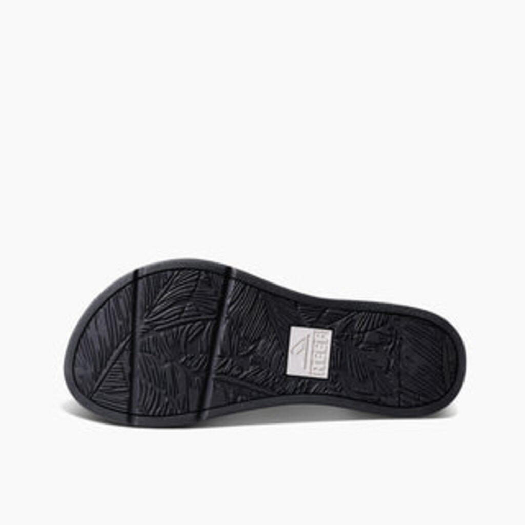 REEF WOMEN'S SANTA ANA-BLACK/WHITE