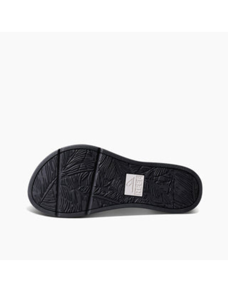 REEF WOMEN'S SANTA ANA-BLACK/WHITE