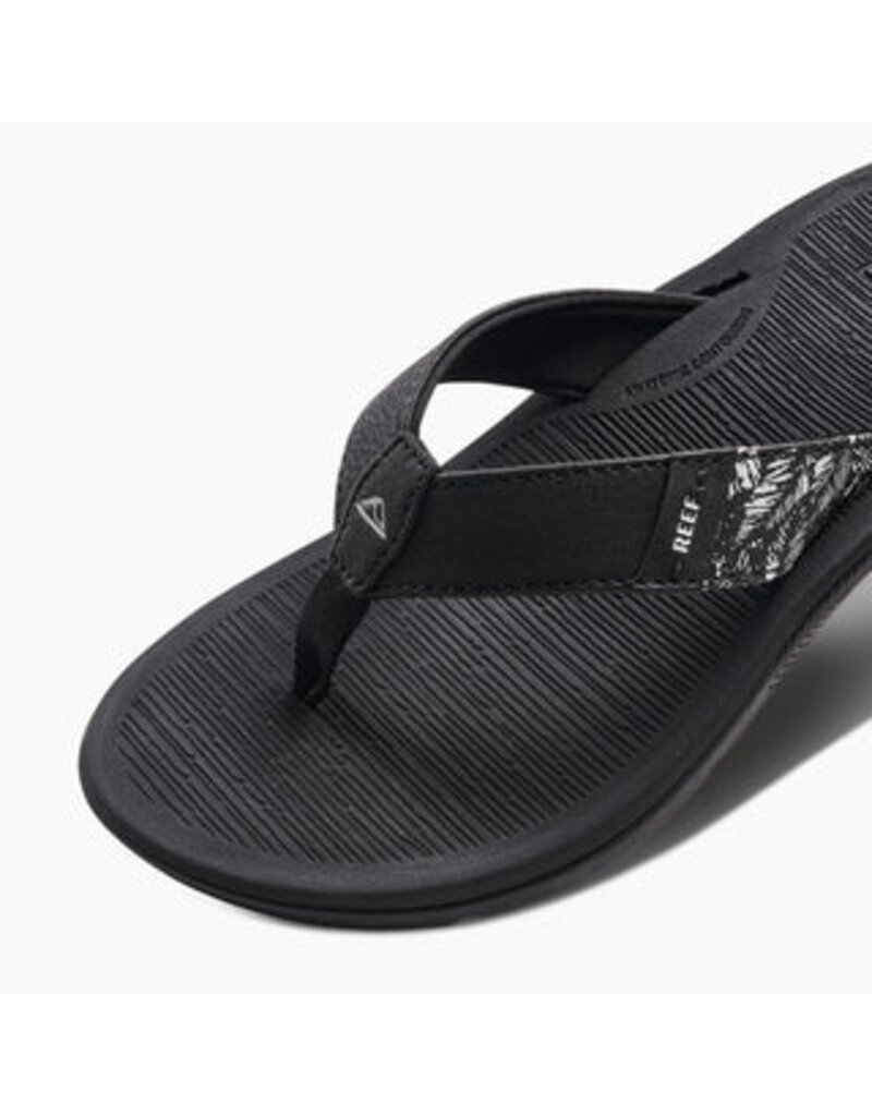 REEF WOMEN'S SANTA ANA-BLACK/WHITE