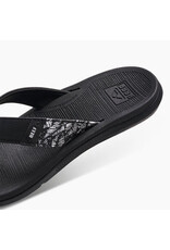 REEF WOMEN'S SANTA ANA-BLACK/WHITE