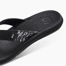 REEF WOMEN'S SANTA ANA-BLACK/WHITE
