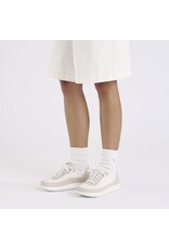 BIRKENSTOCK HONNEF CITY SUEDE/TEXTILE-WHITE/WHITE