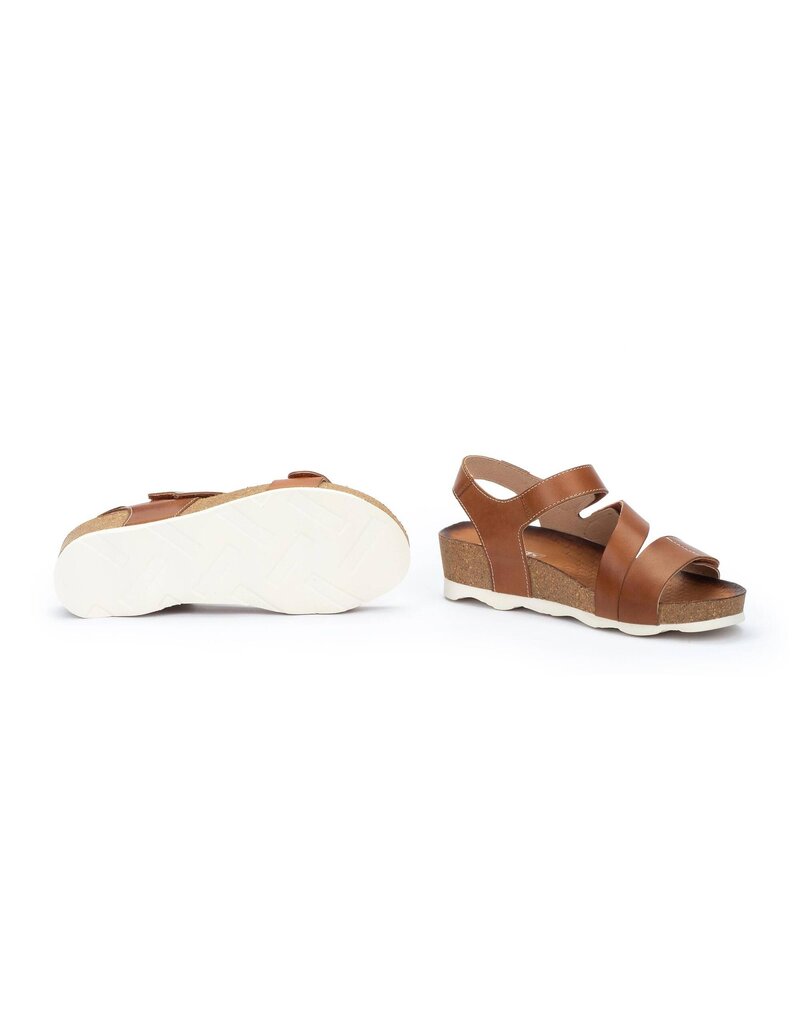 PIKOLINOS WOMEN'S MAHON 3 STRAP-BRANDY