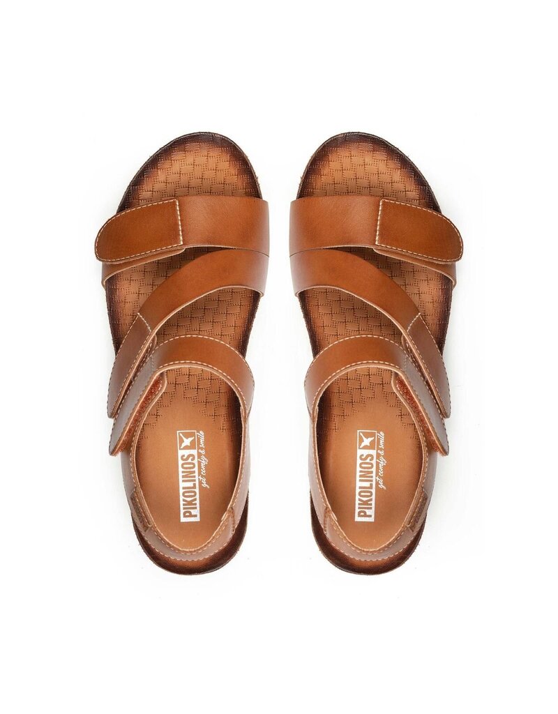 PIKOLINOS WOMEN'S MAHON 3 STRAP-BRANDY