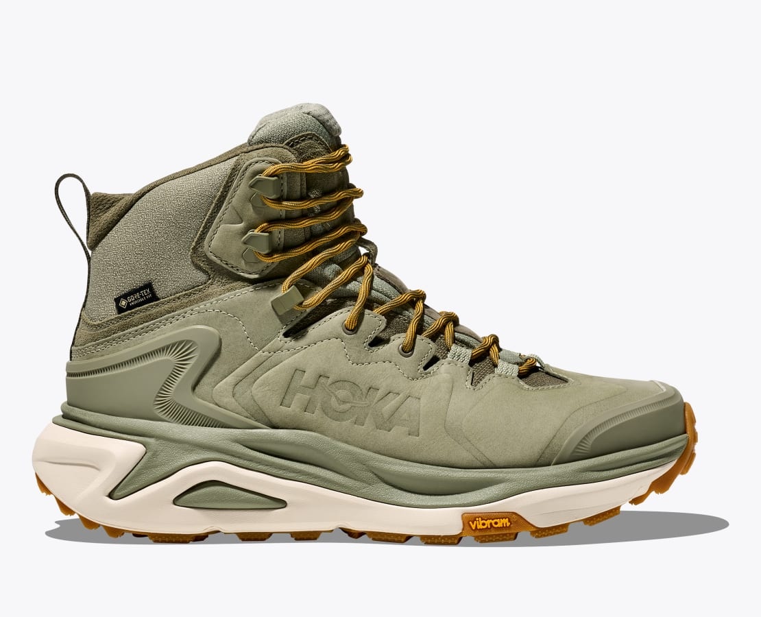 HOKA ONE ONE MEN'S KAHA 3 MID GTX SEA MOSS/OAT MILK