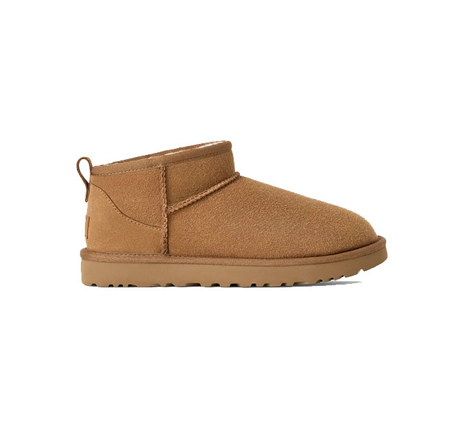 UGG WOMEN'S CLASSIC ULTRA MINI BOOT-CHESTNUT