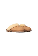 UGG WOMEN'S COQUETTE SLIPPER-CHESTNUT