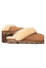 UGG WOMEN'S COQUETTE SLIPPER-CHESTNUT