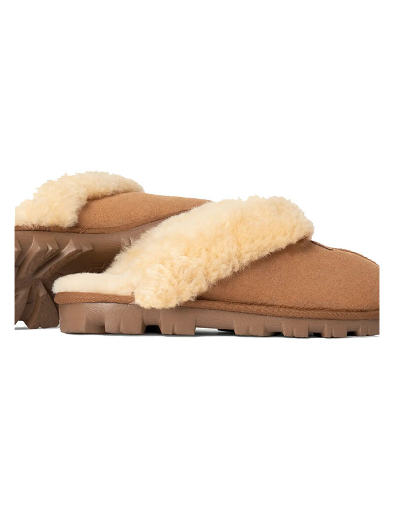 WOMEN'S COQUETTE SLIPPER-CHESTNUT - Bend Shoe Co