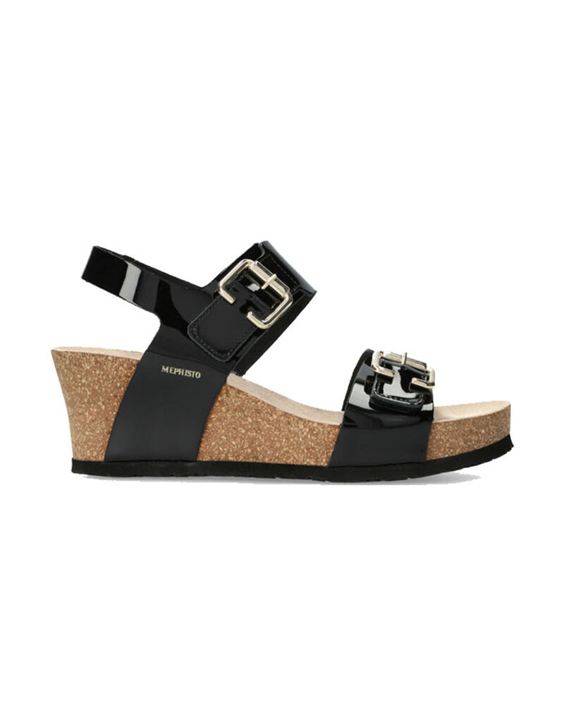 MEPHISTO WOMEN'S LISSANDRA-BLACK VERNIS
