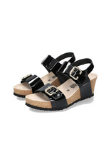 MEPHISTO WOMEN'S LISSANDRA-BLACK VERNIS