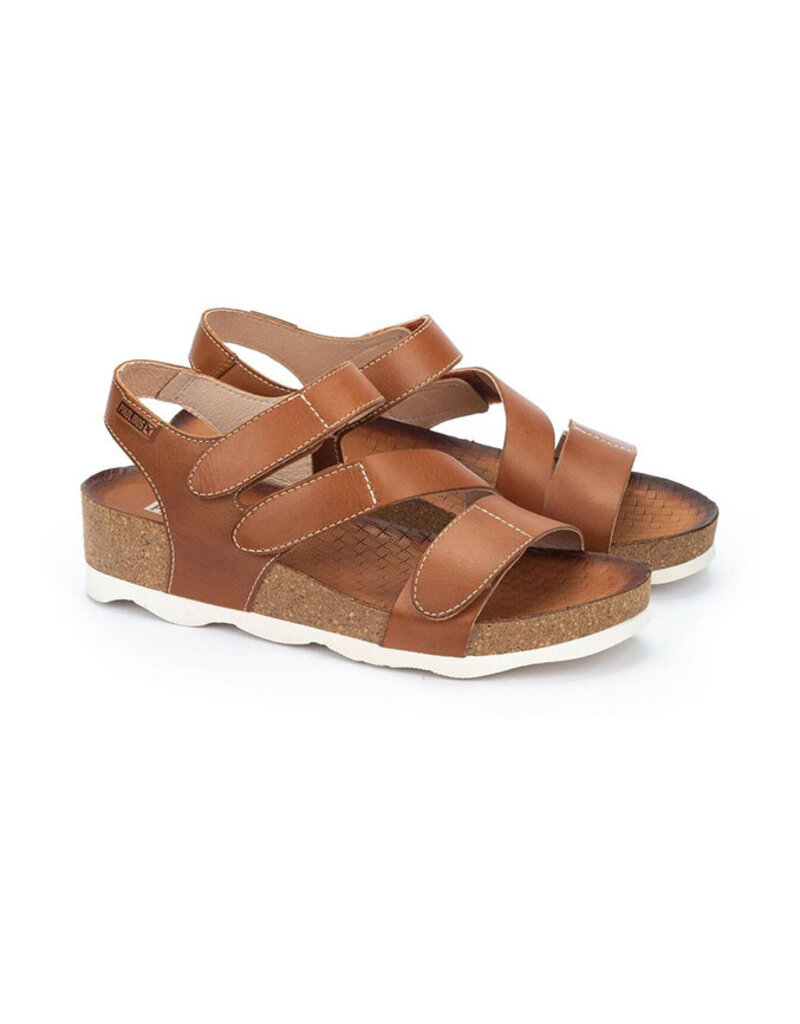 PIKOLINOS WOMEN'S MAHON 3 STRAP-BRANDY
