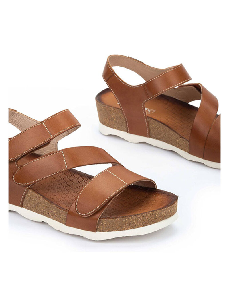 PIKOLINOS WOMEN'S MAHON 3 STRAP-BRANDY