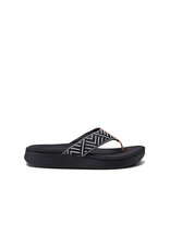 REEF WOMEN'S CUSHION CLOUD TX-BLACK GEO