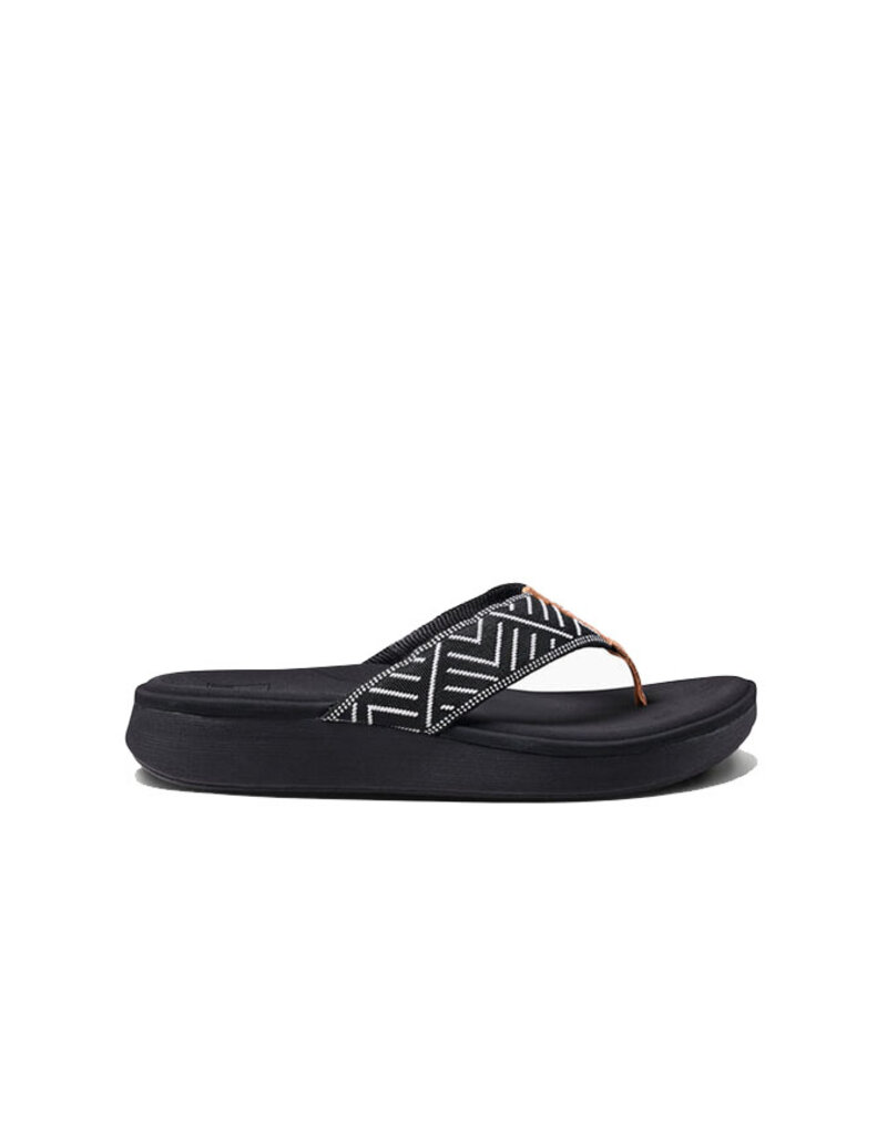 REEF WOMEN'S CUSHION CLOUD TX-BLACK GEO