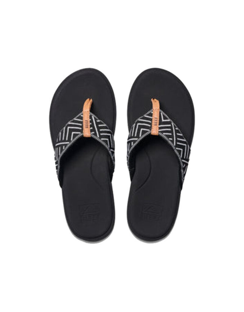 REEF WOMEN'S CUSHION CLOUD TX-BLACK GEO