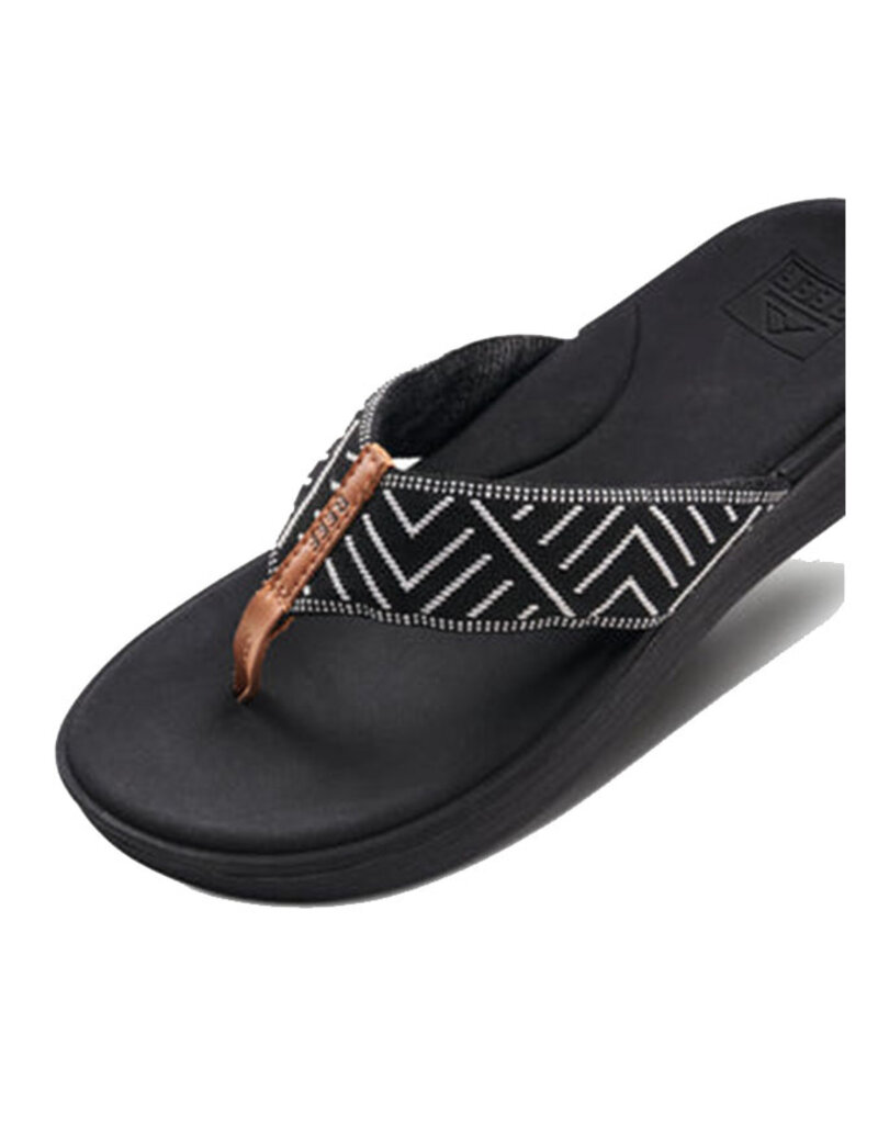 REEF WOMEN'S CUSHION CLOUD TX-BLACK GEO