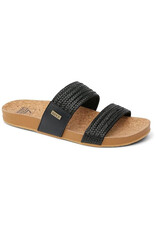 REEF WOMEN'S VISTA BRAID II-BLACK/TAN