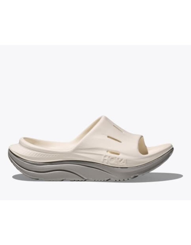 HOKA ONE ONE ORA RECOVERY SLIDE 3-ALABASTER/STARDUST