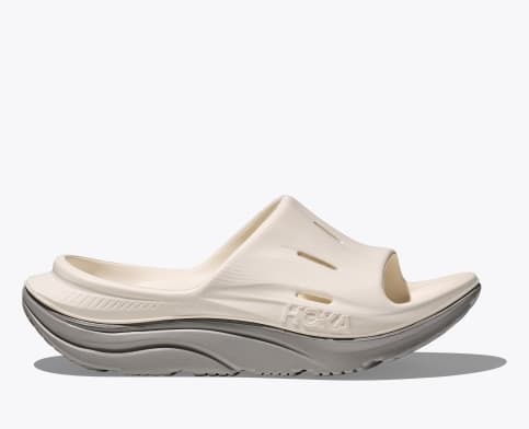 HOKA ONE ONE ORA RECOVERY SLIDE 3-ALABASTER/STARDUST