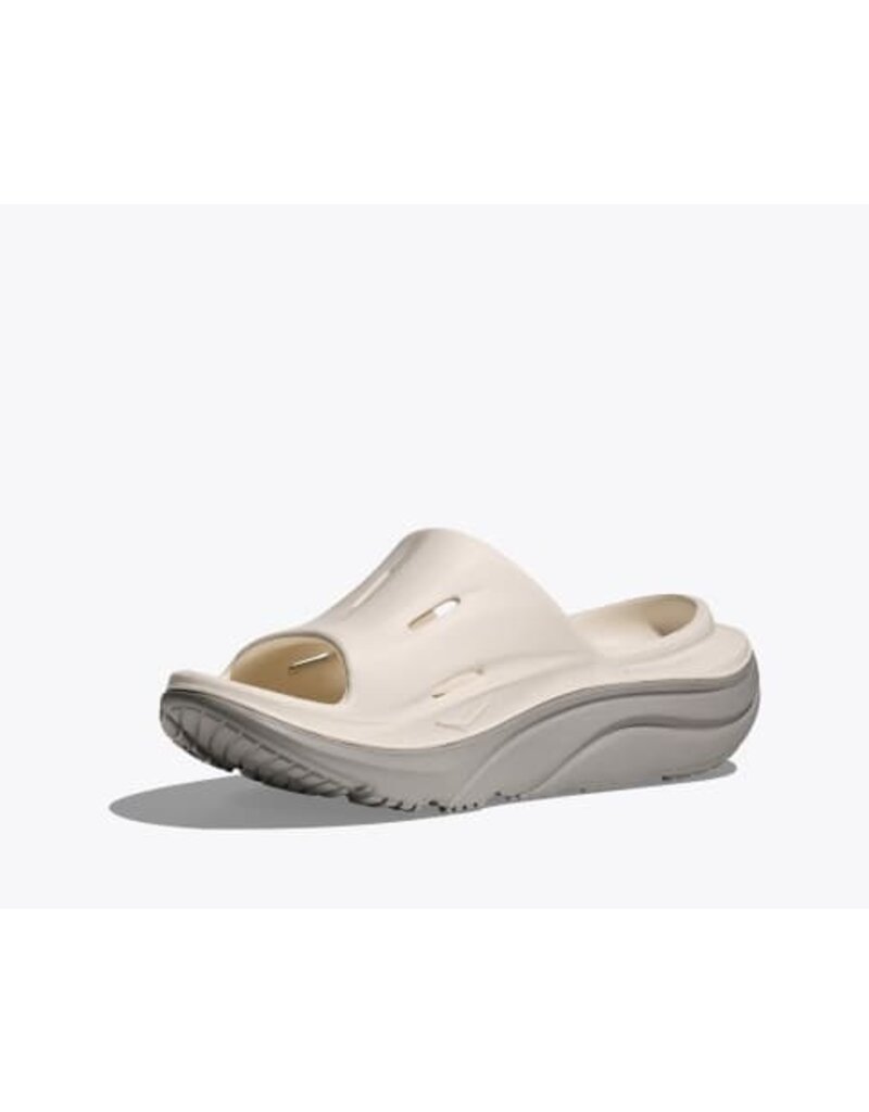 HOKA ONE ONE ORA RECOVERY SLIDE 3-ALABASTER/STARDUST