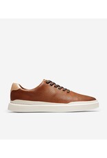 COLE HAAN MEN'S GRANDPRO RALLY LASER CUT SNEAKER BRITISH TAN/IVORY