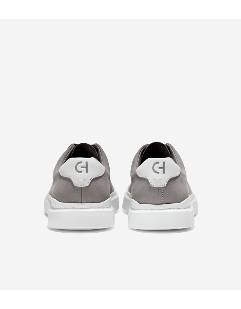 COLE HAAN MEN'S GRANDPRO RALLY LASER CUT SNEAKER IRON/OPTIC WHITE