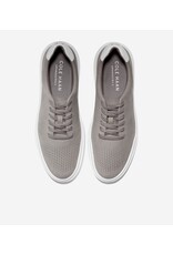 COLE HAAN MEN'S GRANDPRO RALLY LASER CUT SNEAKER IRON/OPTIC WHITE