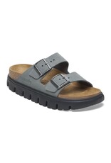 BIRKENSTOCK ARIZONA CHUNKY SUEDE-BASALT GRAY