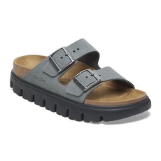 BIRKENSTOCK ARIZONA CHUNKY SUEDE-BASALT GRAY