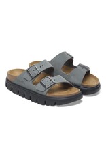 BIRKENSTOCK ARIZONA CHUNKY SUEDE-BASALT GRAY