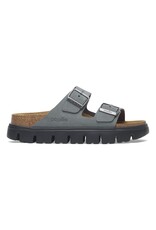 BIRKENSTOCK ARIZONA CHUNKY SUEDE-BASALT GRAY