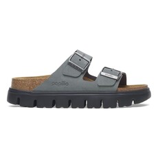 BIRKENSTOCK ARIZONA CHUNKY SUEDE-BASALT GRAY
