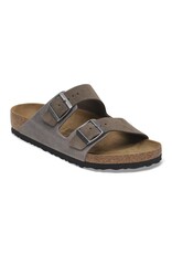 BIRKENSTOCK ARIZONA SUEDE/OILED LEATHER-CONCRETE GRAY/IRON