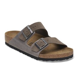 BIRKENSTOCK ARIZONA SUEDE/OILED LEATHER-CONCRETE GRAY/IRON