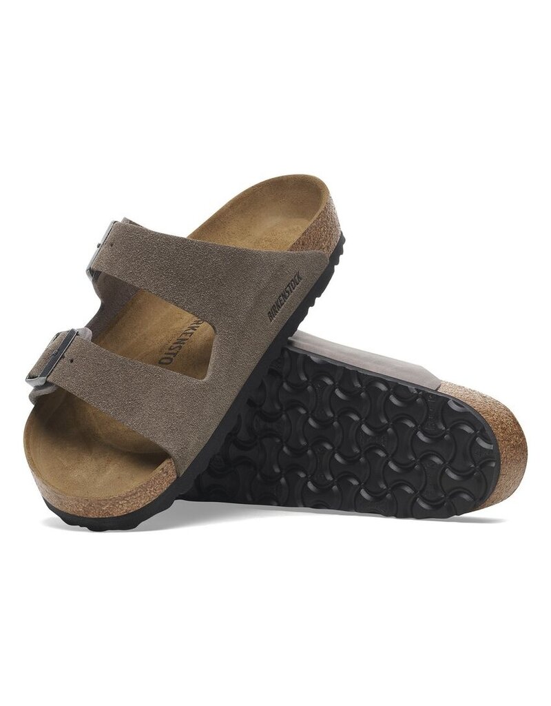 BIRKENSTOCK ARIZONA SUEDE/OILED LEATHER-CONCRETE GRAY/IRON