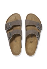 BIRKENSTOCK ARIZONA SUEDE/OILED LEATHER-CONCRETE GRAY/IRON