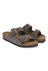 BIRKENSTOCK ARIZONA SUEDE/OILED LEATHER-CONCRETE GRAY/IRON