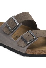 BIRKENSTOCK ARIZONA SUEDE/OILED LEATHER-CONCRETE GRAY/IRON