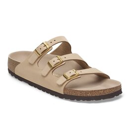 BIRKENSTOCK FLORIDA HEX NUBUCK-SANDCASTLE