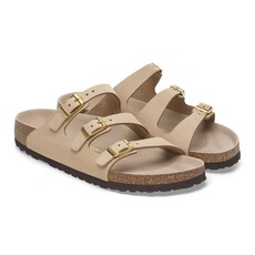 BIRKENSTOCK FLORIDA HEX NUBUCK-SANDCASTLE