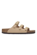 BIRKENSTOCK FLORIDA HEX NUBUCK-SANDCASTLE