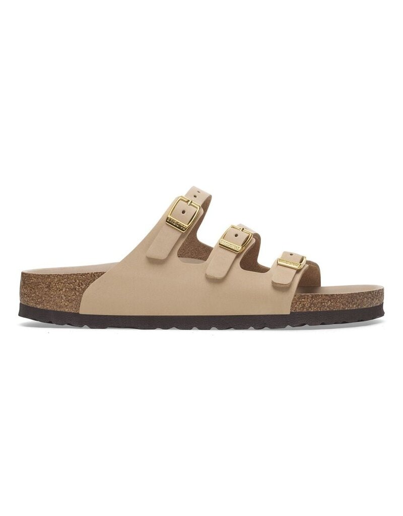 BIRKENSTOCK FLORIDA HEX NUBUCK-SANDCASTLE